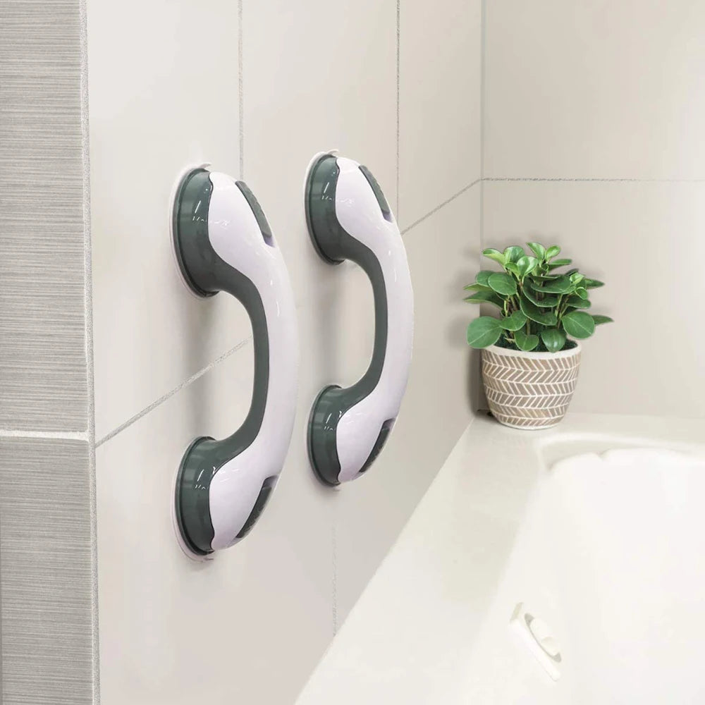 Shower Handle Safety Helping Handle Anti Slip Support Toilet Bathroom Safe Grab Bar Handle Vacuum Sucker Suction Cup Handrail