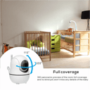 5-Inch HD Video Baby Monitor with Dual Cameras and Lullabies