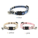 Adjustable Cat Collar with Bell | Cotton Security Snap SEO - Stylish, Safe, Comfortable, Customizable  ourlum.com   