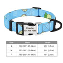 Personalized Nylon Dog Collar with Free Engraving: Stylish & Safe Pet Accessory  ourlum.com 159BLUE S 