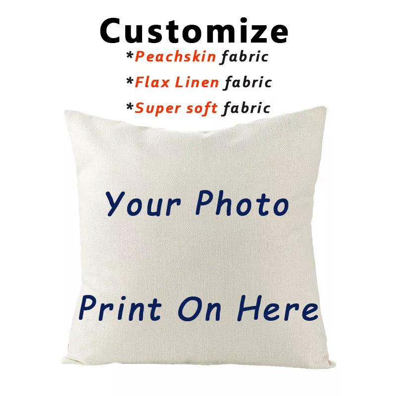 Kpop Custom Cushion Cover: Personalized Flax Linen Pillowslip  ourlum.com   