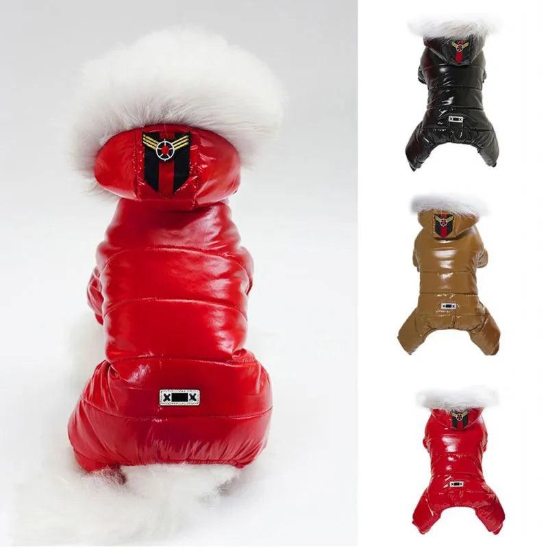 Winter Dog Down Coat: Waterproof Warm Jumpsuit for Small Chihuahua  ourlum.com   