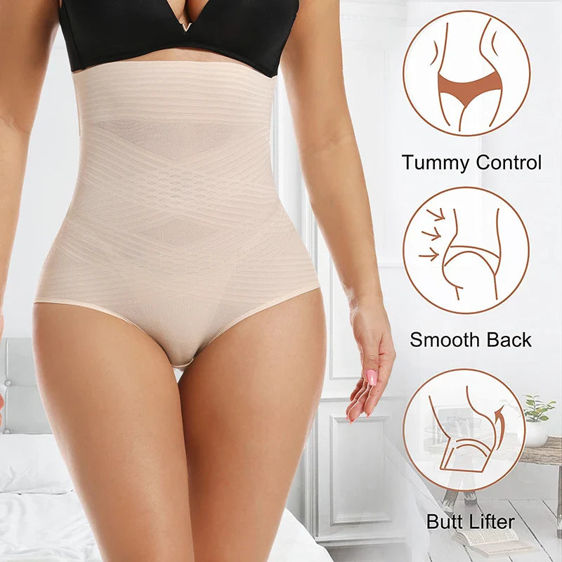 High Waist Tummy Control Butt Lifting Shapewear for Slimming and Weight Loss