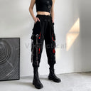 Women Cargo Pants 2023 Harem Fashion Punk Jogger Trousers