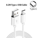 For Xiaomi Mi Poco M3 Redmi 9 9T Note 9T 8T 9S 9 8 Pro 8A 8 5V 2A Wall Charger Phone Adapter Power Bank USB Type-C Cable Charger  ourlum.com 0.2m For Type-c  