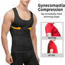 Men's Slimming Body Shaper Corset Vest Shirt Compression