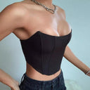 Velvet Corset Crop Top Stylish Elegance for Chic Nights