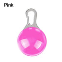 LED Glow Safety Dog Collar: Bright Night Light for Pets  ourlum.com Pendant Pink XS 28-38 cm 