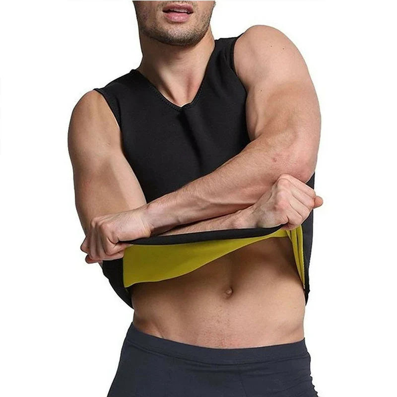 Men's Neoprene Sauna Vest - Slimming Thermo Waist Trainer for Effective Weight Loss