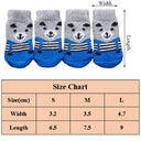 Cozy Anti-Slip Dog Socks for Small-Medium Paws Warmth