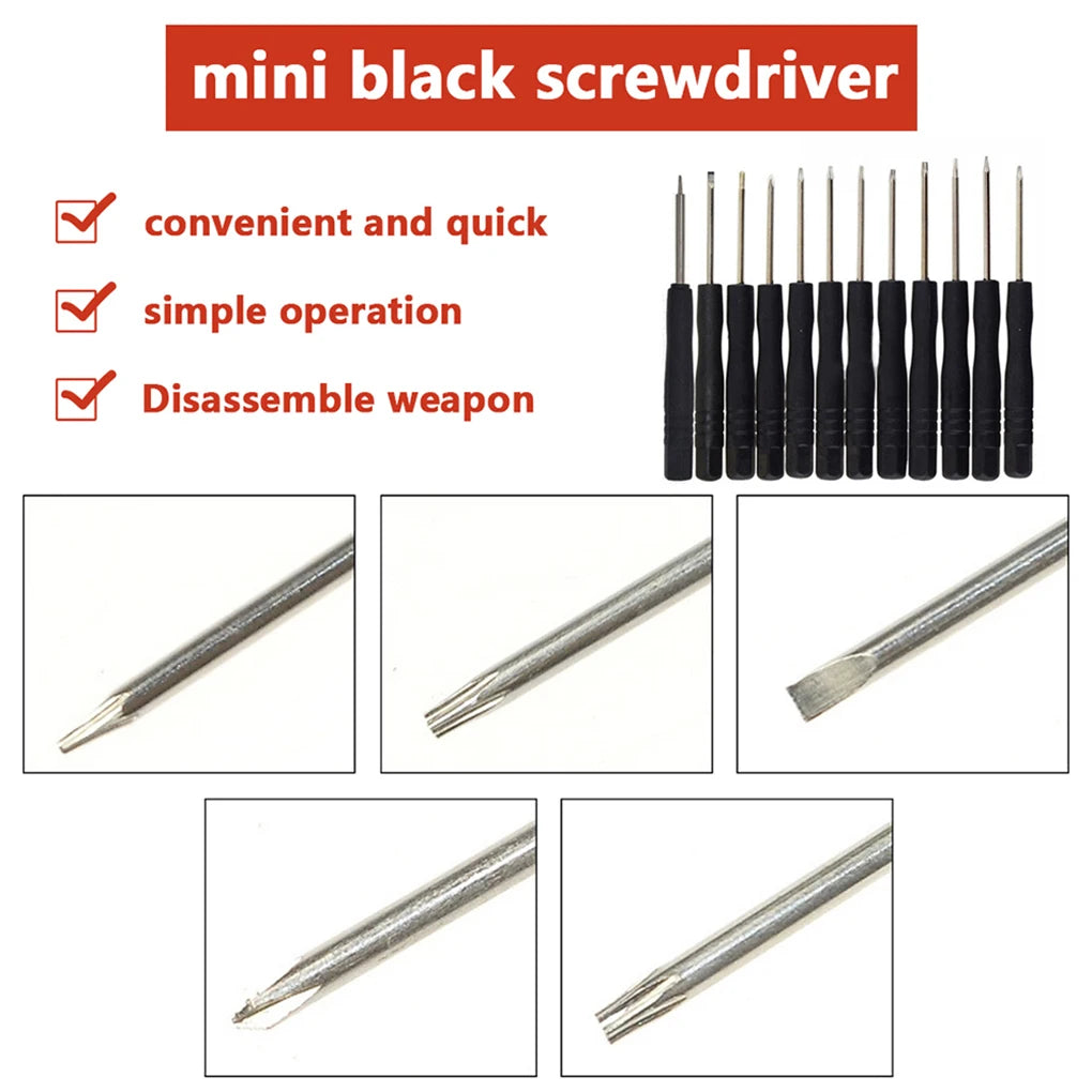 Mini Precision Screwdriver Set for Smartphone Tablet Repair - 12 Piece Kit  ourlum.com   