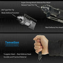 Z30 Tactical Pen: Premium Self Defense Tool with Glass Breaker - Survival Essential  ourlum.com   