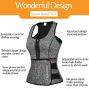 Mens Waist Trainer Vest Slimming Body Shaper Workout Tank