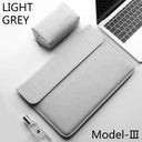 Sleek Shell Laptop Sleeve for MacBook Air  Huawei: Stylish Protection  ourlum.com LIGHT GREY 3 cross 11inch 