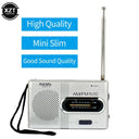 Portable Mini Radio: Compact Stereo Music Player Outdoors