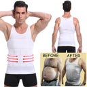 Men Slimming Body Shaper Waist Trainer Cincher Vest for Tummy Control