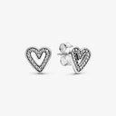 925 Sterling Silver Crystal Stud Earrings Set with Rose Gold Crown Heart Infinity Bee Design  ourlum.com 13  