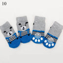 Cozy Anti-Slip Dog Socks for Small-Medium Paws Warmth