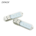 ZHMZH 3LEDs 1.5W Reading Lamps USB Night Lights Mini Book Light Portable U Disk LED Lamp Power Bank Powered 12 colors  ourlum.com   