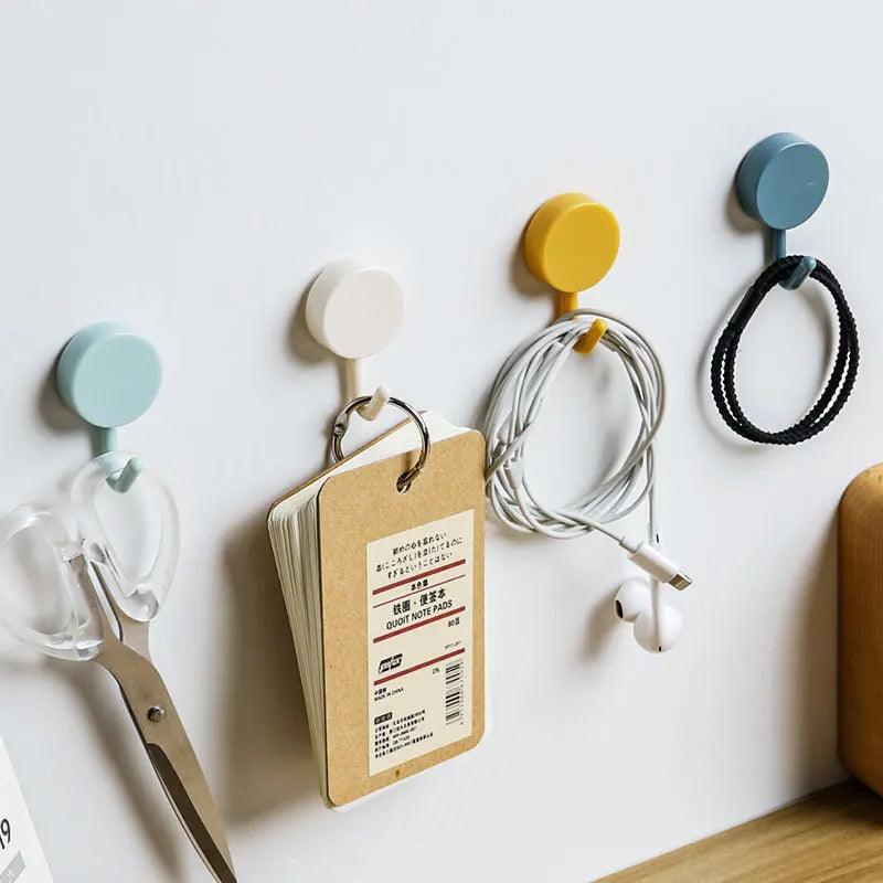 No-Drill Self Adhesive Wall Hooks Set for Home Organization and Storage  ourlum.com   