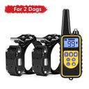 Advanced Waterproof Electric Dog Training Collar with Remote Control - Adjustable Shock Vibration Sound  ourlum.com For 2 dogs Black US Plug United State