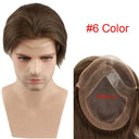 Premium Grey Lace Front Hairpiece for Men Natural Look