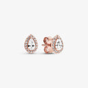 925 Sterling Silver Crystal Stud Earrings Set with Rose Gold Crown Heart Infinity Bee Design  ourlum.com 20  