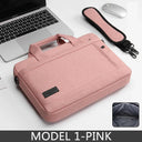 Laptop Sleeve Case: Modern & Durable Shoulder Bag for Laptops  ourlum.com MODEL 1-PINK 12 13.3inch 