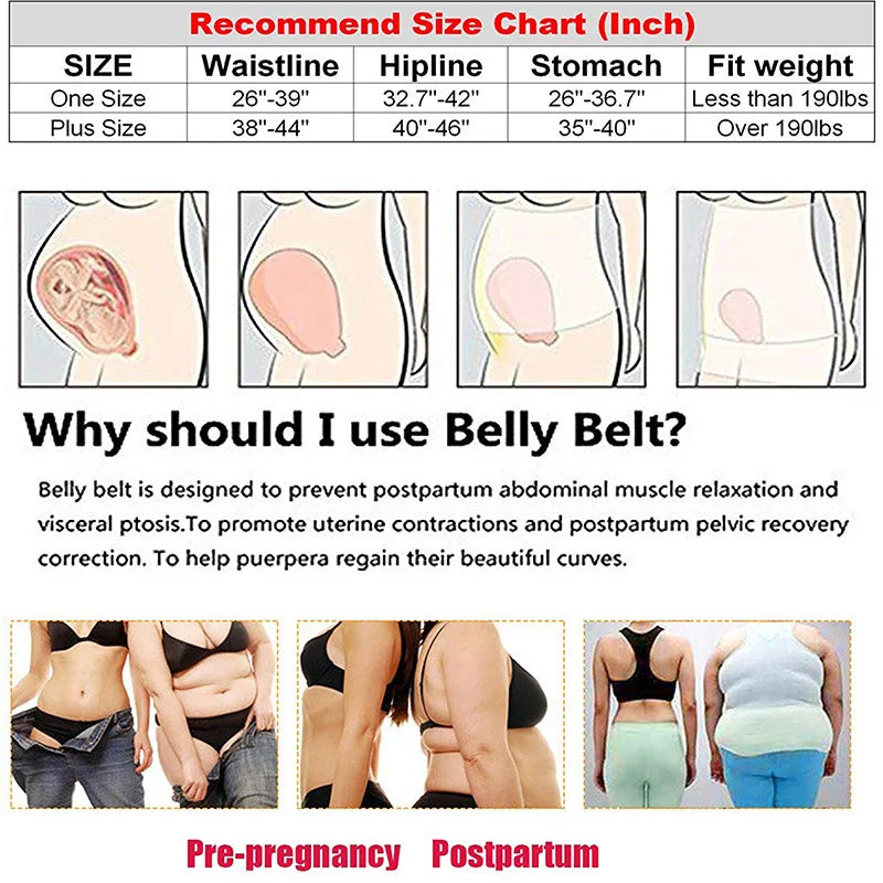 3-in-1 Postpartum Slimming Support Belt for Comfort & Recovery