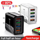 Multi-Device USB Charger with Quick Charge 3.0 for iPhone, Samsung, , Tablets - Fast Charging Solution  ourlum.com   