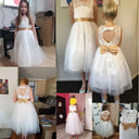 2020 Brand New Flower Girl Dresses White Ivory Kids Dress