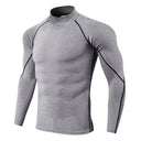 Men's Long Sleeve Compression Gym T-Shirt Quick Dry Top