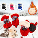 Winter-Ready Waterproof Pet Booties for Small Dogs & Cats