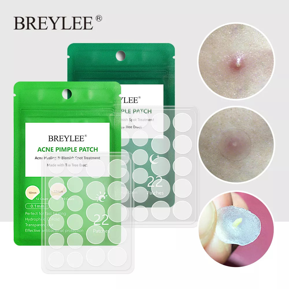 BREYLEE Acne Pimple Patch  Stickers Acne Treatment Pimple Remover Tool Blemish Spot Facial Mask Skin Care  Waterproof 22 Patches  ourlum.com   