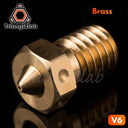 V6 Nozzle: Precision CNC Machined Hotend for High-Quality 3D Printing  ourlum.com 2PC 0.6MM 1.75 Russian Federation 