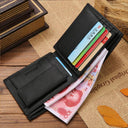 Genuine Leather Men's Wallet Stylish Coin Card Holder Purse