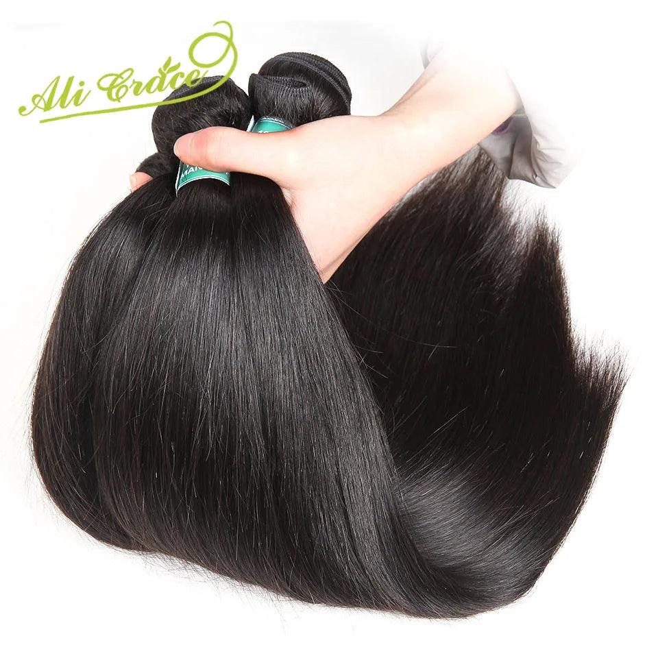 Luxurious Malaysian Straight Remy Human Hair Bundles - 3 Bundle Deals  ourlum.com   