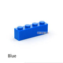 50PCS DIY Thick Building Blocks Bricks for Creative Educational Play  ourlum.com Blue 50pcs  