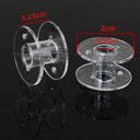 Clear Plastic Sewing Bobbins Storage Box for Home Accessories  ourlum.com   