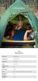 Naturehike Inflatable Mattress Ultralight Camping Sleeping Pad