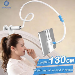 Flexible Adjustable Gooseneck Tablet Stand Holder for Hands-Free Use in Bed and Desk