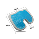 Orthopedic U-Shaped Memory Foam Seat Cushion with Gel Pad