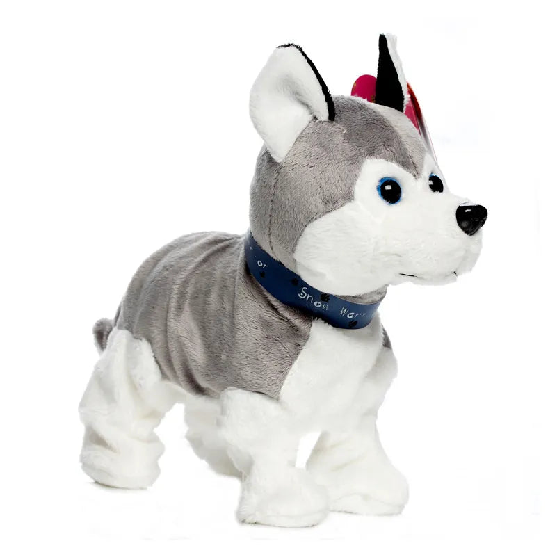 Interactive Husky Pekingese Robot Dog Toy: Sound Control, Walk, Bark - Kids Fun  ourlum.com   