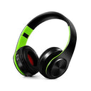 Bluetooth Stereo Headphones: Enhanced Sound Quality & SD Card Compatibility  ourlum.com Black green CHINA 