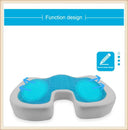 Orthopedic U-Shaped Memory Foam Seat Cushion with Gel Pad