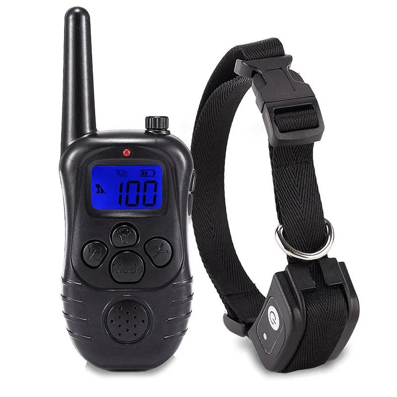 Electronic Dog Training Collar: Advanced Remote LCD Screen Rechargeable Pet Collar  ourlum.com   