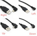 90 Degree Micro USB to USB Data Cable: Rapid Charge & Fast Transfer  ourlum.com UP 25cm 