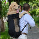 Ventilated Outdoor Dog Carrier Backpack for Hiking Cycling