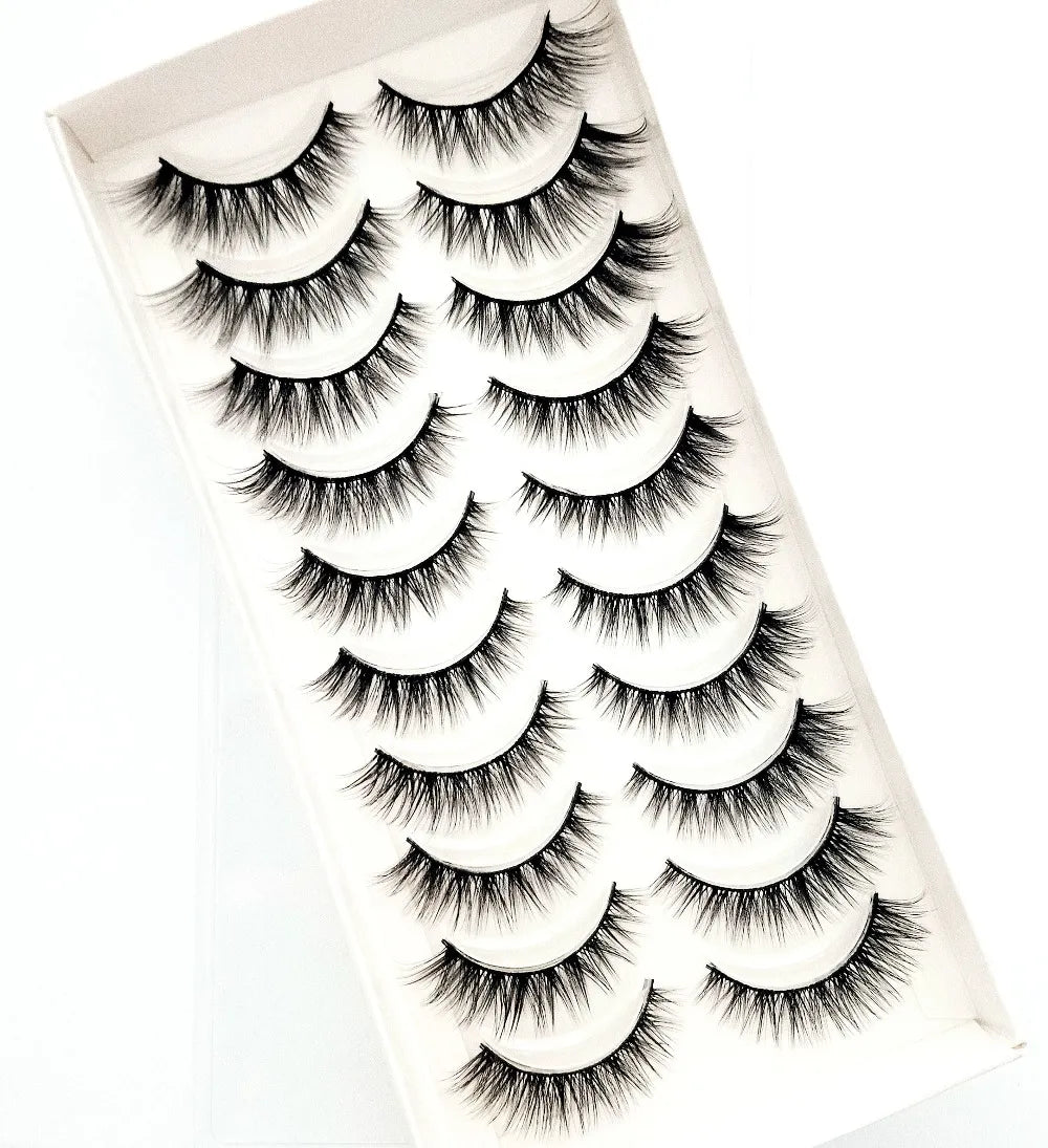 Gorgeous Handmade Synthetic False Eyelashes for Ultimate Eye Enhancement