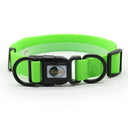 Pet Waterproof Collar: Adjustable Size, Easy to Clean, Customizable ID Tags - Available in Various Colors  ourlum.com Green S 